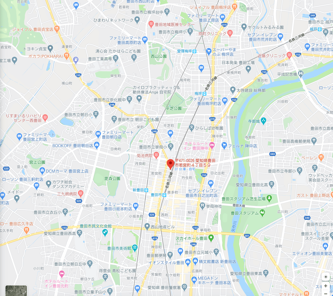 豊田事業所MAP